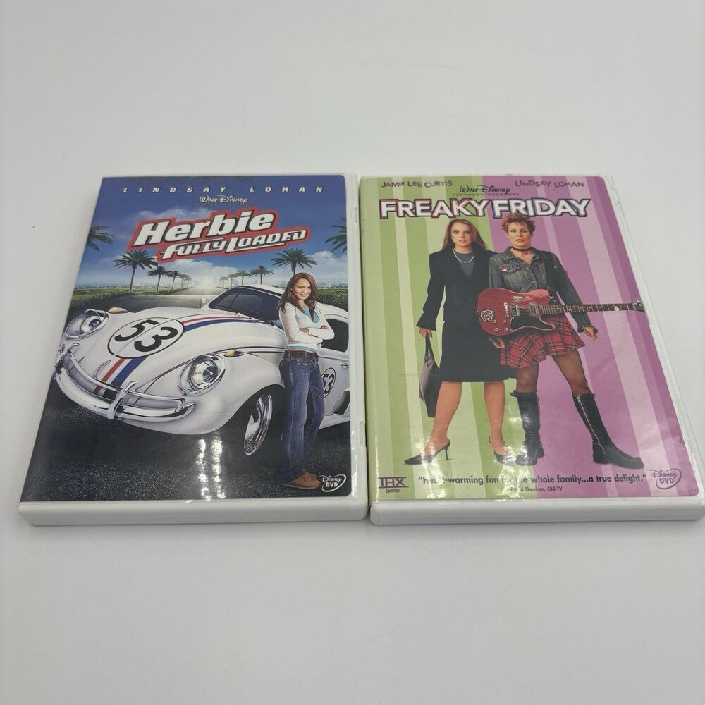 Lindsay Lohan DVD Lot Freaky Friday Herbie Fully Loaded Disney Jamie Lee Curtis